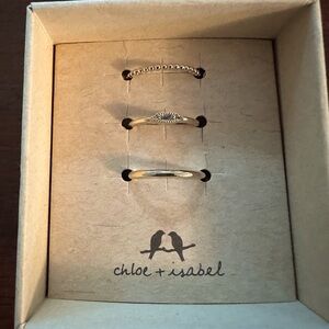 Chloe + Isabel Petits Bijoux Ring set
